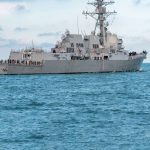 ناوشکن موشک انداز دلبرت آمریکایی ، وارد خاورمیانه شد