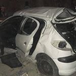 سقوط پژو ۲۰۶ به دره در محور ابهر ـ قیدار؛ ۲ نفر مصدوم شدند